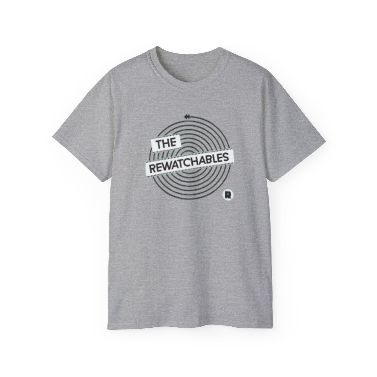 The Rewatchables Logo Tee | Movie Podcast T-Shirt - alternate angle 4, merchandise