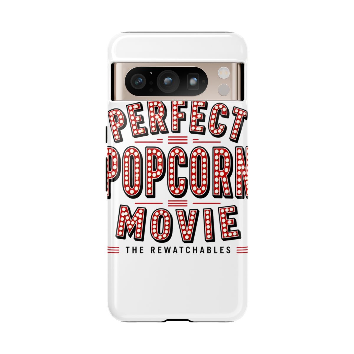 The Rewatchables "Perfect Popcorn Movie" Phone Case - alternate angle 1, merchandise