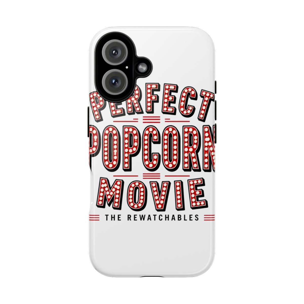 The Rewatchables "Perfect Popcorn Movie" Phone Case - alternate angle 3, merchandise
